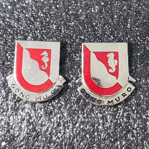 Vintage pins army 14th - (2),
