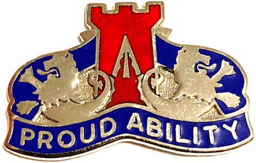 Army crest dui - di, /