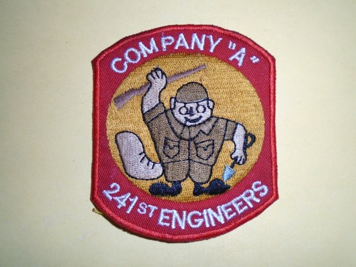 Army patch 241st engineer - us,
