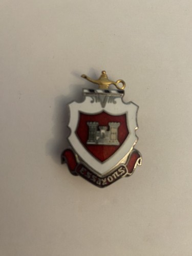 Army engineer school - engineer, pin