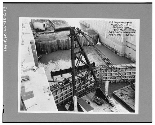 Huntington gallipolis dam - gallipolis,